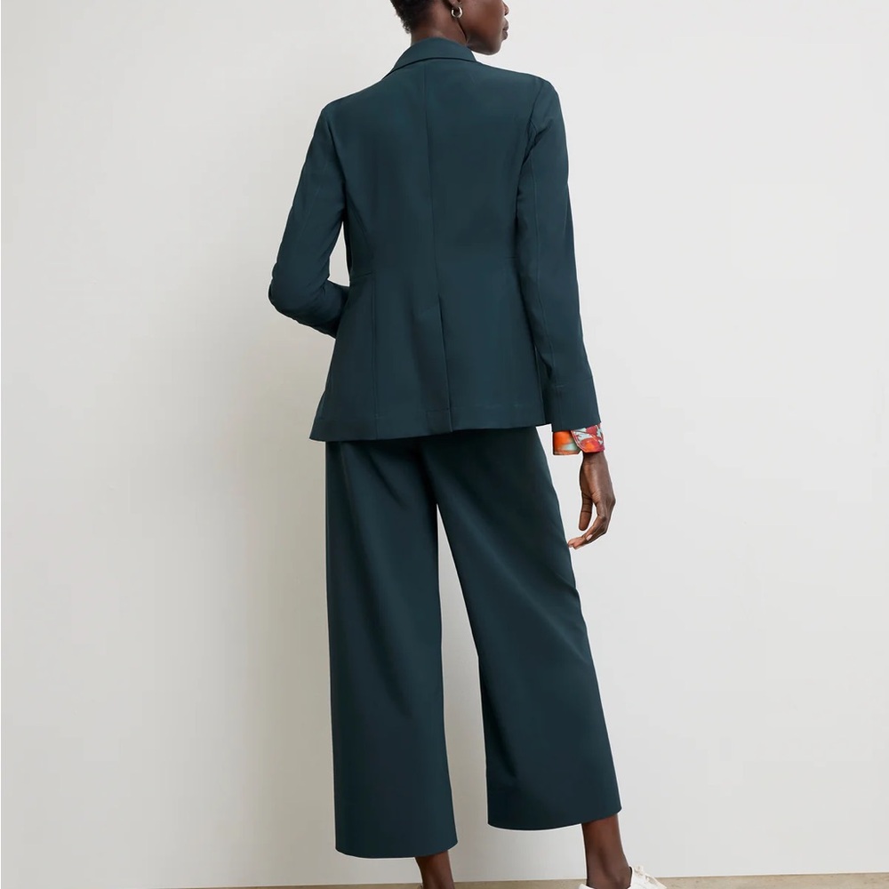 MM Lafleur Sage Green / grey The Zhou Culotte - Eco Soft Wave- crepe